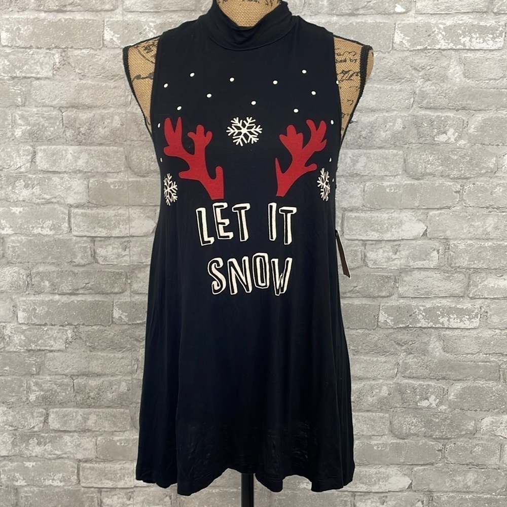 Gaze Let It Snow Sleeveless Tee